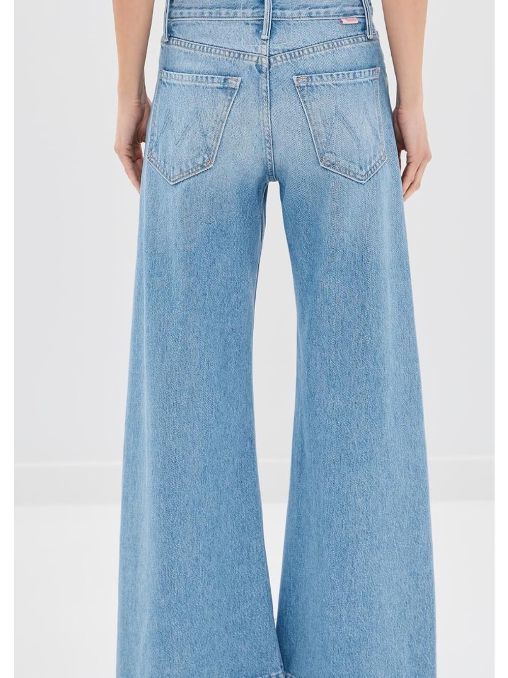 Mother Women's Petite Lil Lemon Twist Sneak Jeans in Munchies - Picture 7 of 11